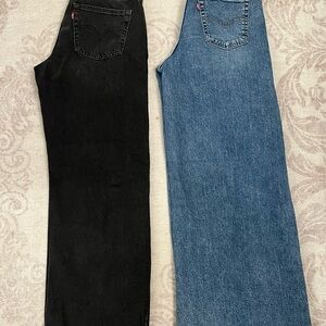 Levi’s Jeans Bundle Size 29x32 NWT Superlow Loose & 728 High Rise Wide Leg